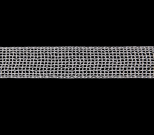 Кружево вязанное люрекс (Серебро) ш.3,5см
